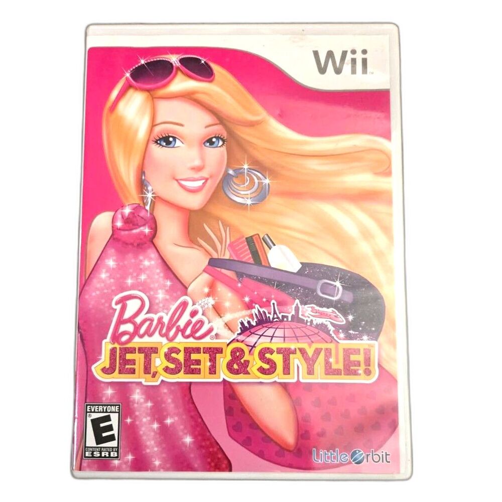 Barbie: Jet, Set & Style! Nintendo Wii (CIB w/ Manual)